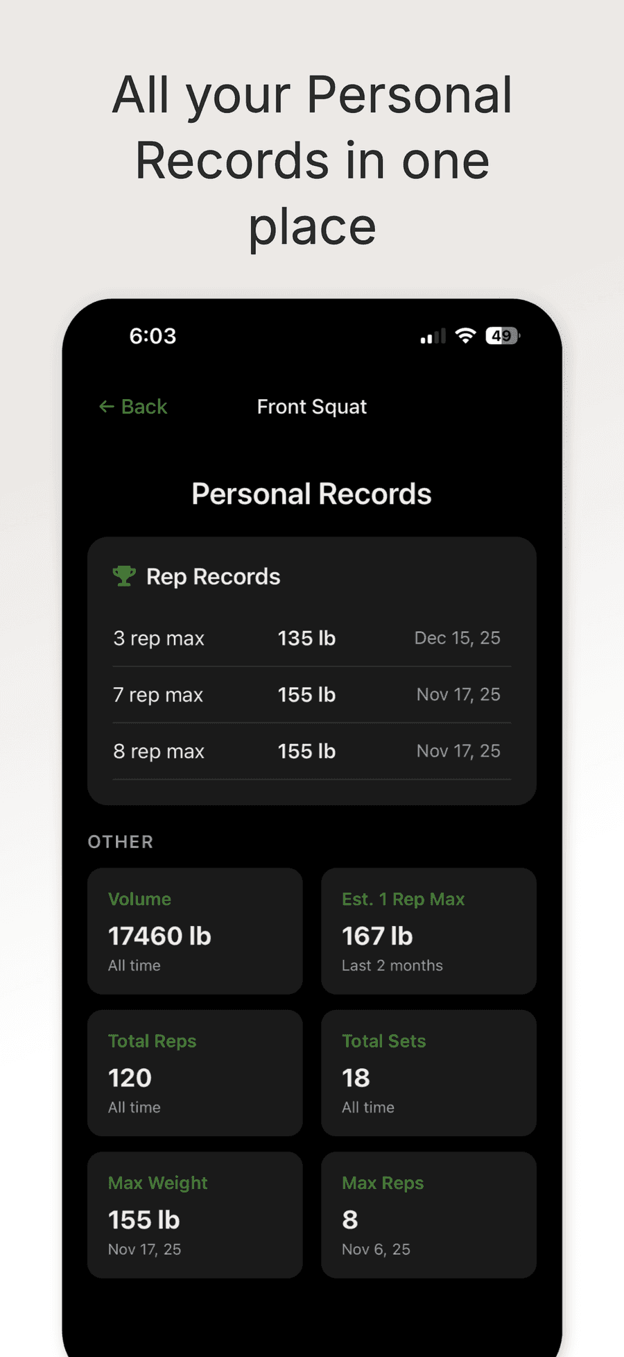 Echo Trainer screen 3